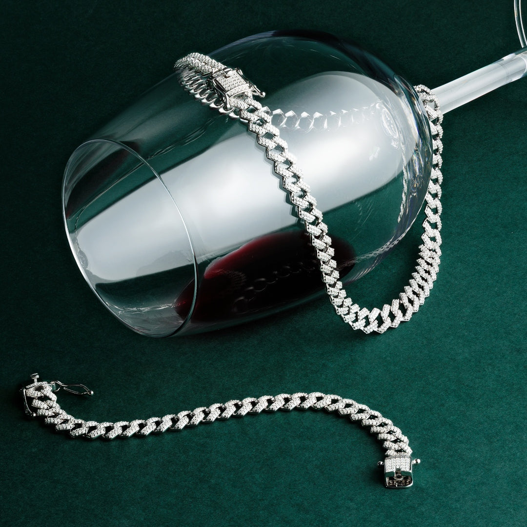 Colar Elos Victoria Glam Moissanite