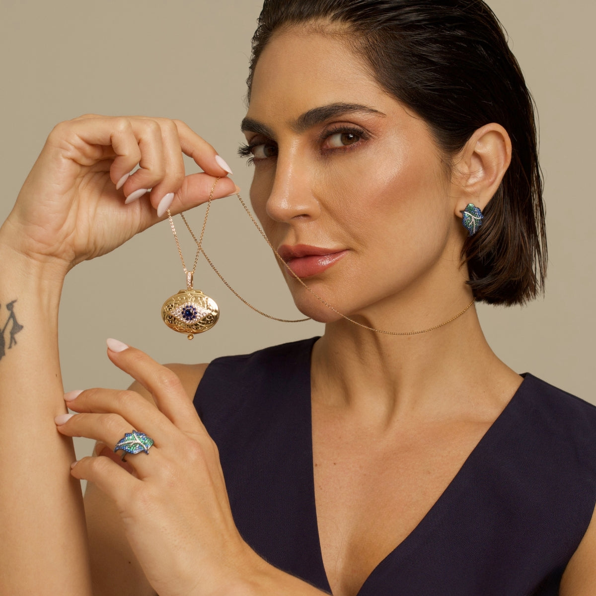 Colar Relicário Proteção