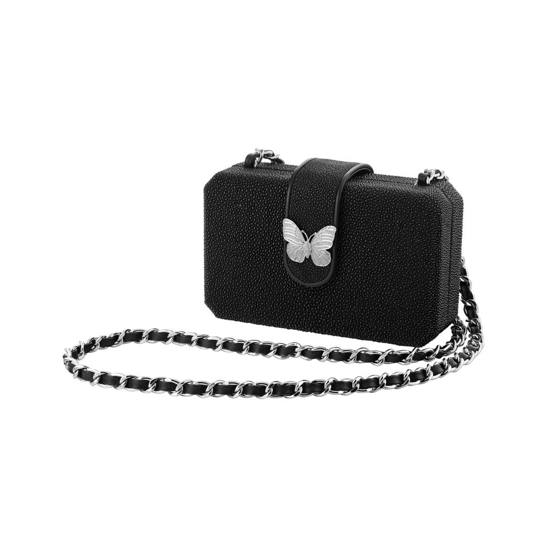 Bolsa Clutch Galuchat P&B
