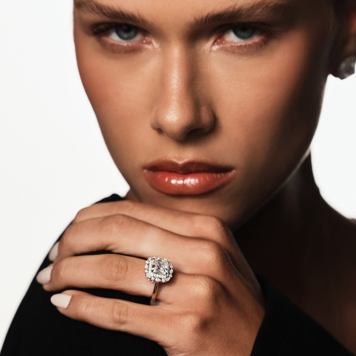 Anel Grace Glam Moissanite 2.5 ct