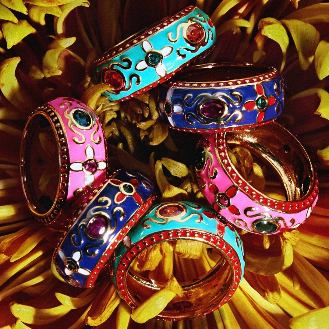 Anel Boho Turquesa