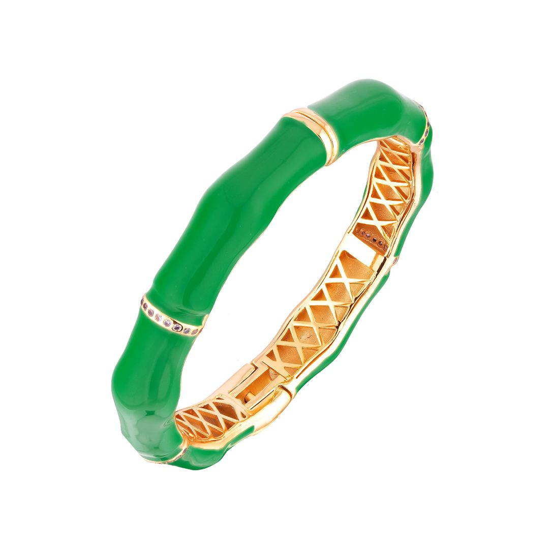 Bracelete Bamboo Tropical Verde