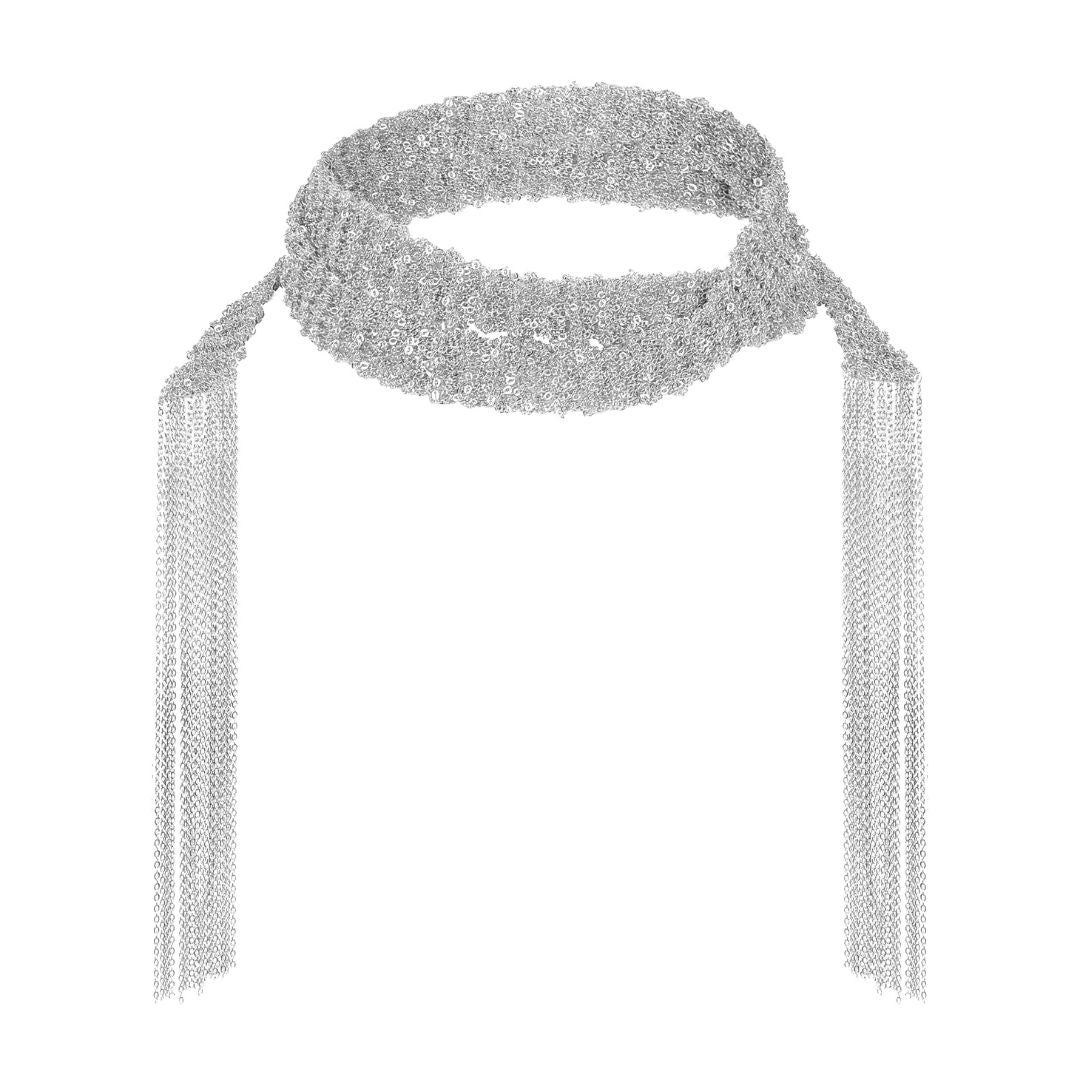 Colar Malha Close Branco