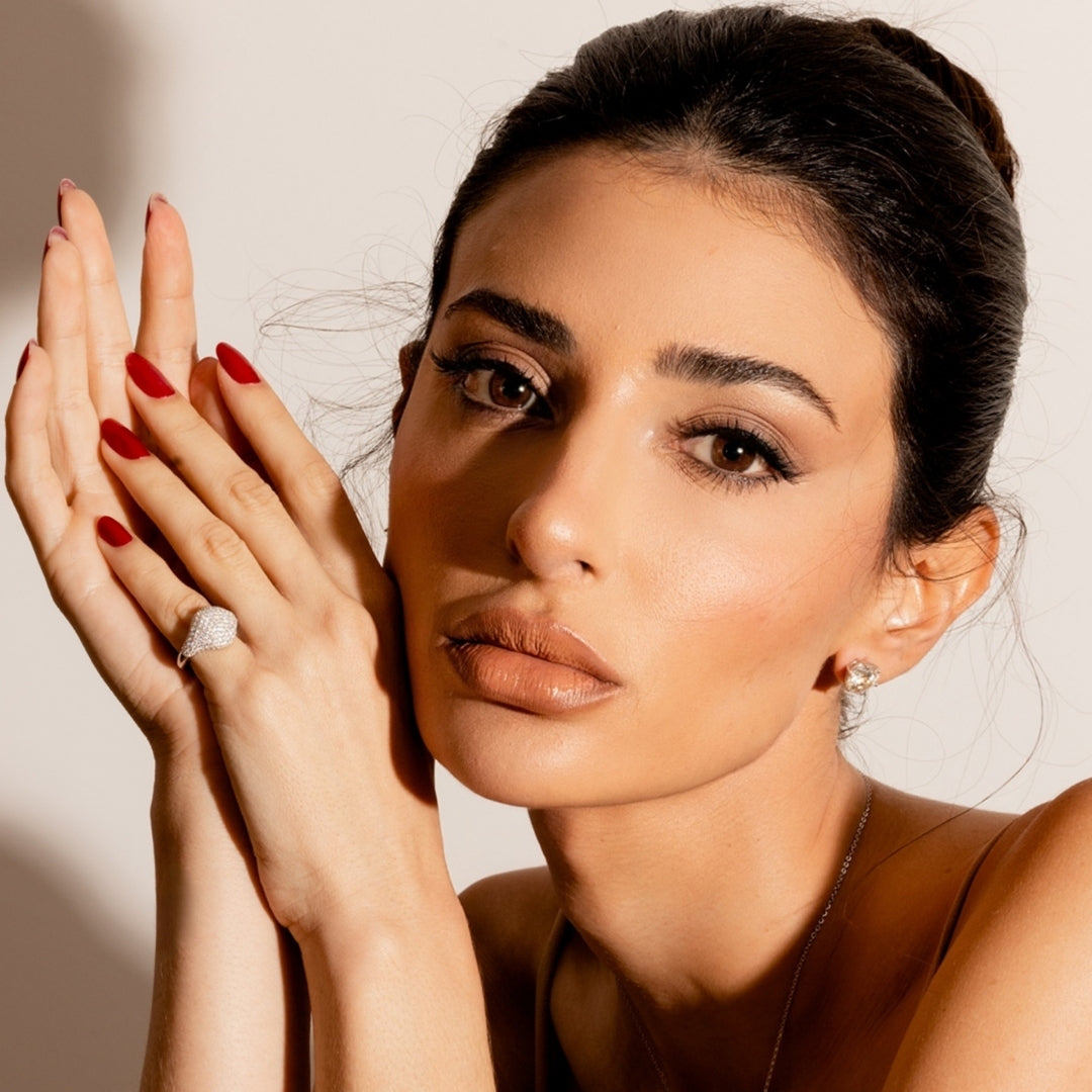 Anel Rounded Glam Moissanite 1,47 ct