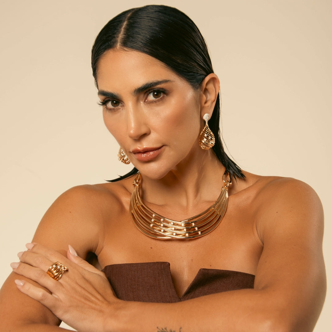 Colar Choker Caminhos