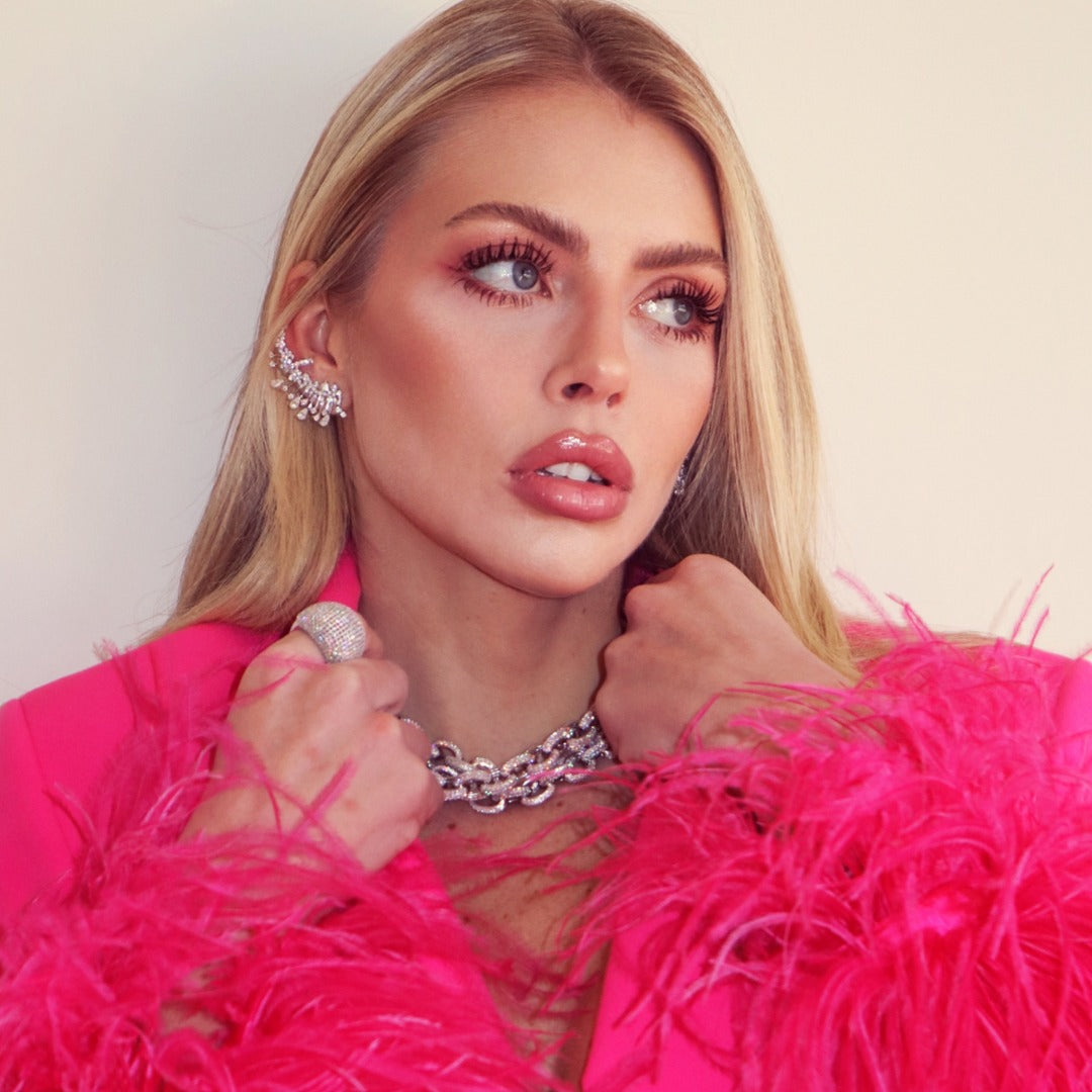 Earcuff Stars Glam Moissanite