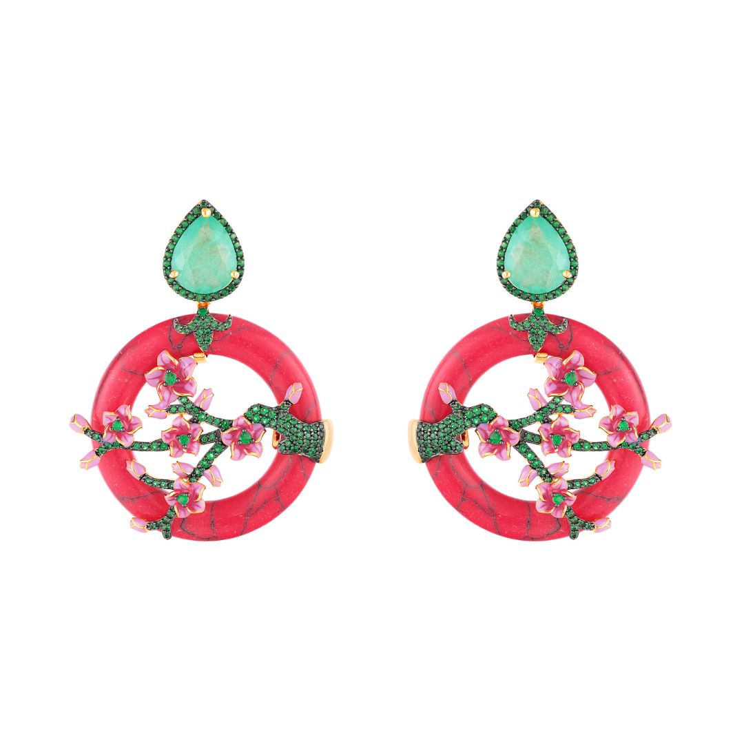 Brinco Jardins de Versailles Coral
