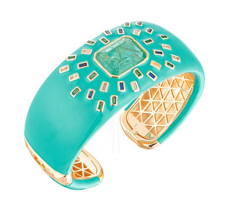 Bracelete Grécia Turquesa