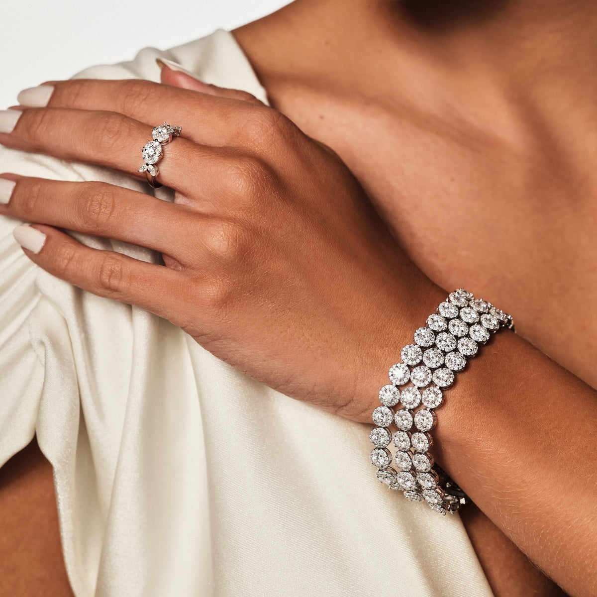 Pulseira Diva Glam Moissanite 6.6 ct