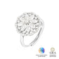 Anel Mandala Glam Moissanite