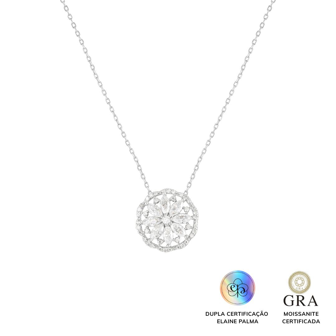 Colar Mandala Glam Moissanite