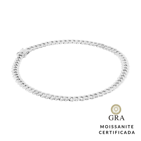 Colar Elos Victoria Glam Moissanite