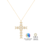 Colar Crucifixo Glam Oval