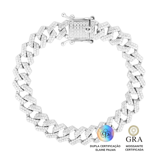 Pulseira Elos Victoria Glam Moissanite