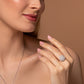 Anel Mandala Glam Moissanite