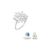 Anel Brilho Glam Moissanite 4.28 ct