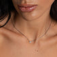 Colar Florzinha Glam Moissanite 0.12 ct