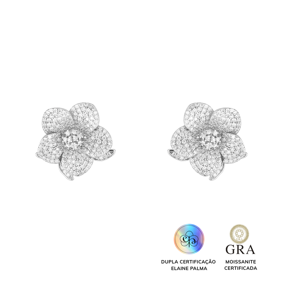Brinco Flor Glam