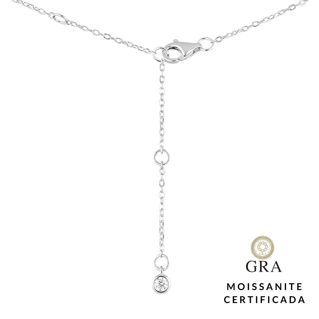 Colar Solaris Glam Moissanite 0.3 ct