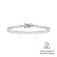 Pulseira Riviera Glam Moissanite 5.4 ct - 17 cm