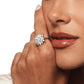 Anel Brilho Glam Moissanite 4.28 ct