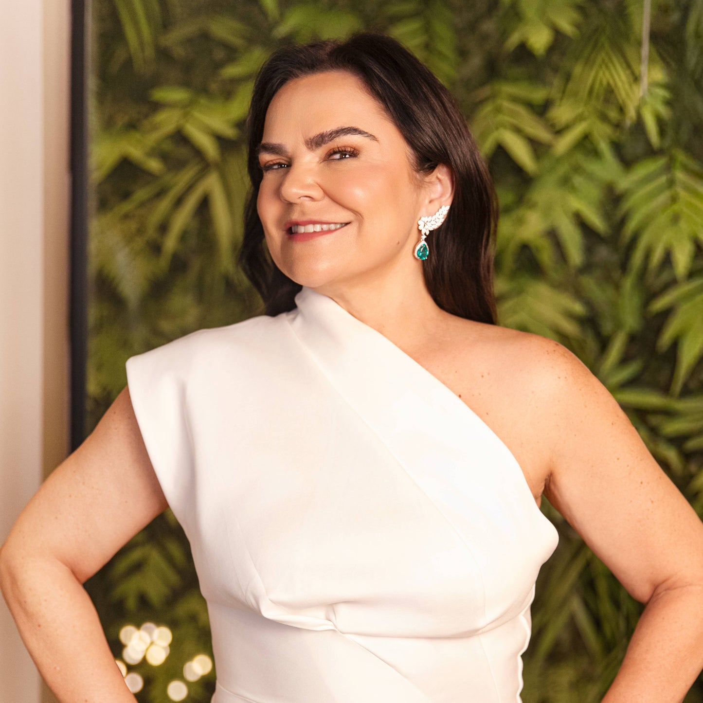 Brinco Earcuff Turmalina Paraíba Lab Grown