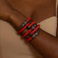 Bracelete Galuchat Cheval Damasco