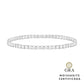 Pulseira Riviera Stretch Glam Moissanite 0,1 ct