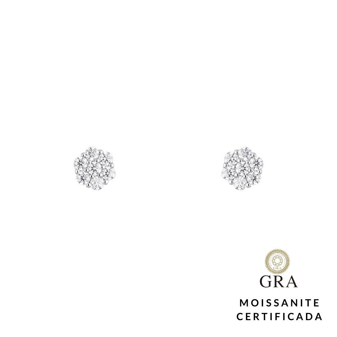 Brinco Jardim Glam Moissanite 0.6 ct