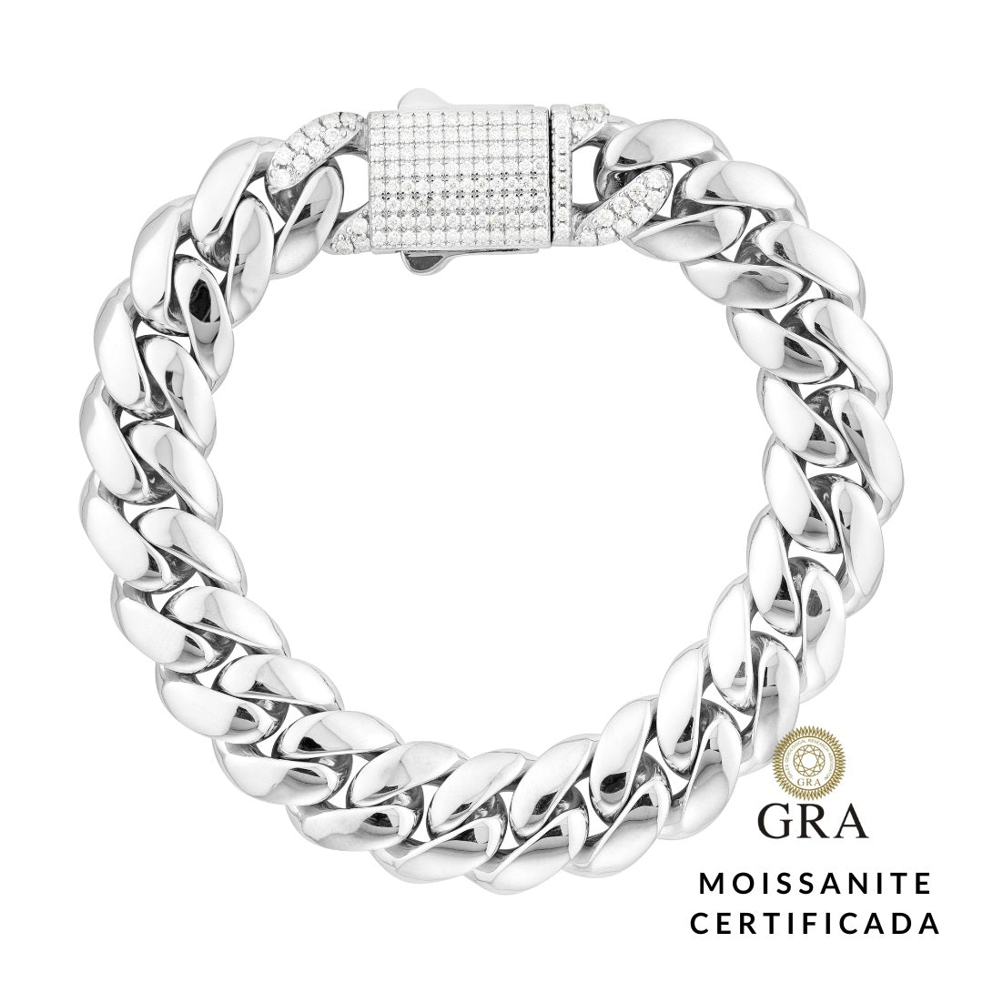 Pulseira Elos Grumet Glam Moissanite