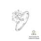 Anel Solitário Glam Moissanite 1.0 ct