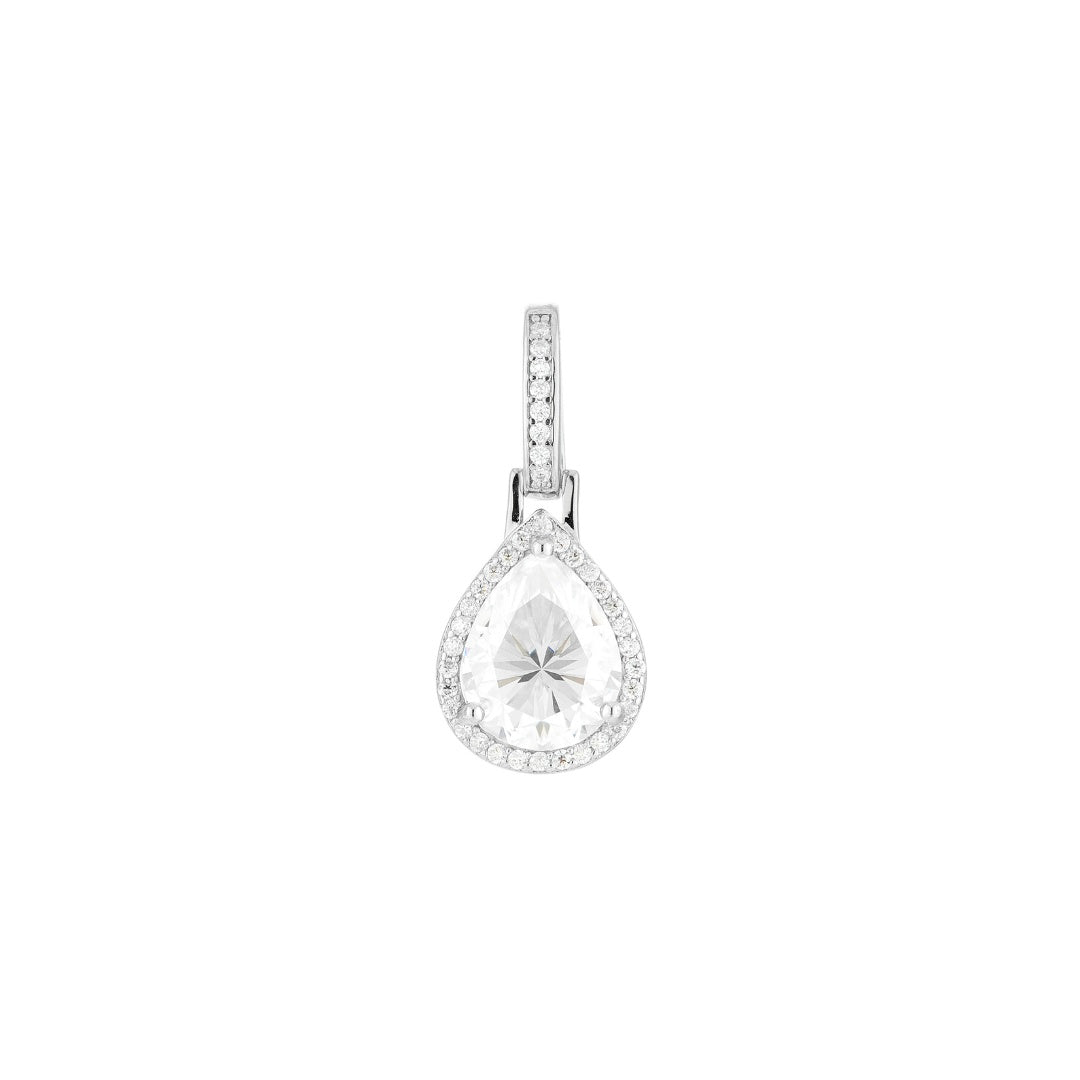 Pingente Gota Glam Moissanite