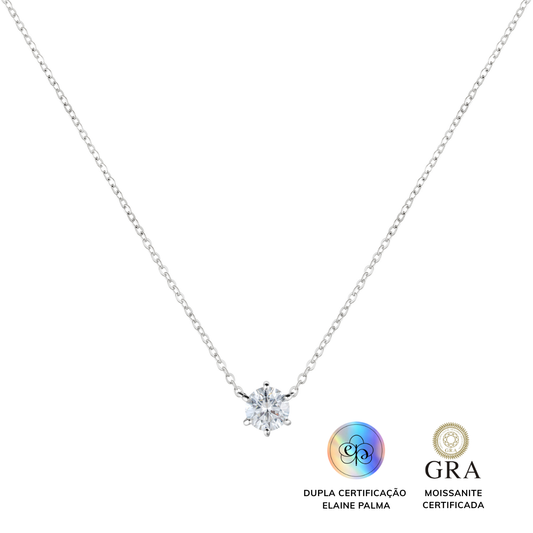 Colar Universo Glam Moissanite 0.5 ct