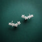 Brinco Earcuff Flowers Glam Moissanite