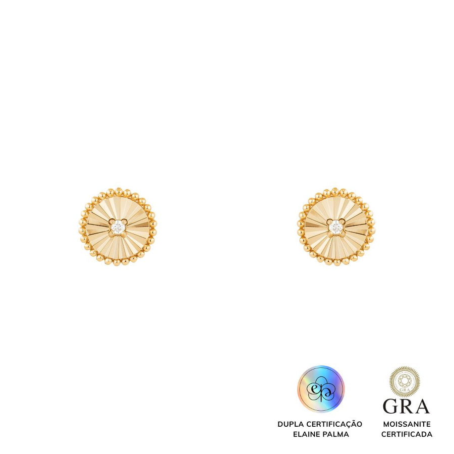 Brinco Prisma Glam Moissanite