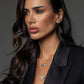 Colar Drop Glam Moissanite