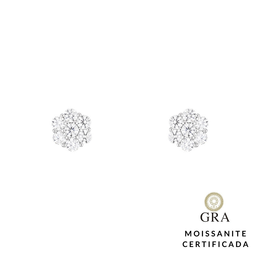Brinco Jardim Glam Moissanite 2.8 ct