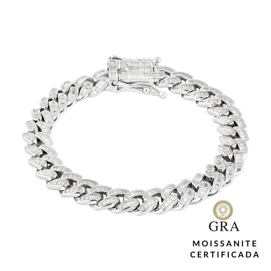 Pulseira Elos Memory Glam Moissanite 7,0 ct