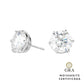 Brinco Solitário Glam Moissanite 5.0 ct