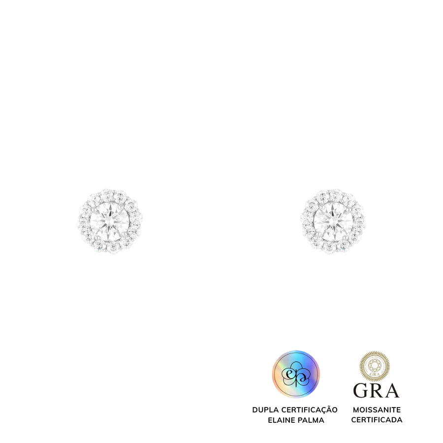 Brinco Luxury Glam Moissanite