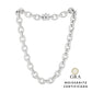 Colar Elos Cravejados Glam Moissanite 34.6 ct