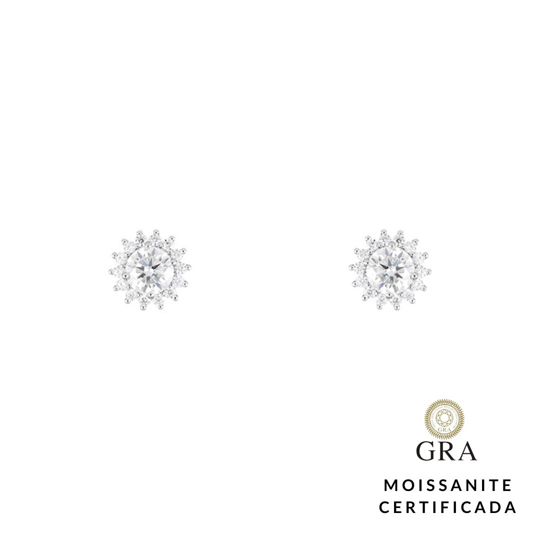 Brinco Solaris Glam Moissanite 1.6 ct