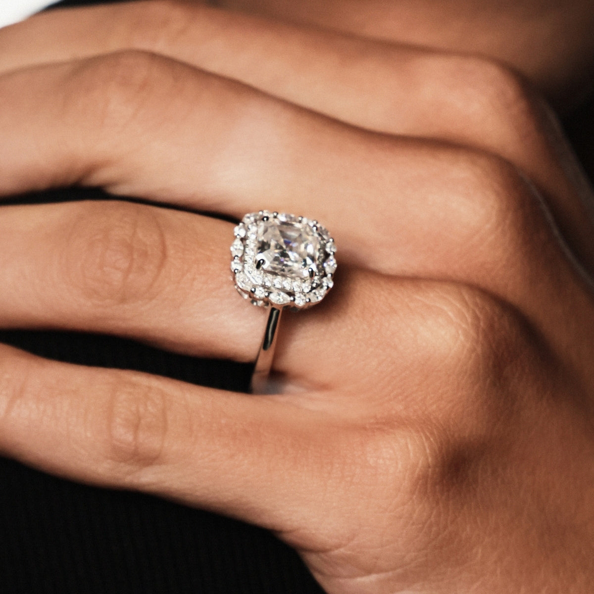 Anel Grace Glam Moissanite 2.5 ct