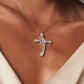Colar Cruz Gênese Glam Moissanite 6.15 ct