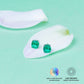 Brinco Emerald com Esmeralda de Laboratório