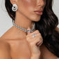 Colar Elos Cravejados Glam Moissanite 34.6 ct