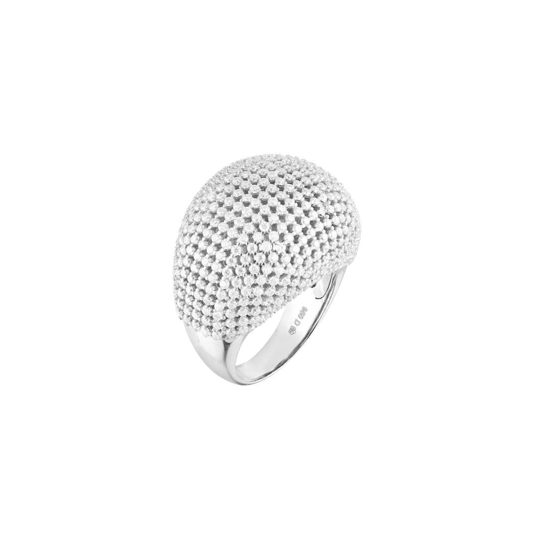 Anel Tube Glam Moissanite