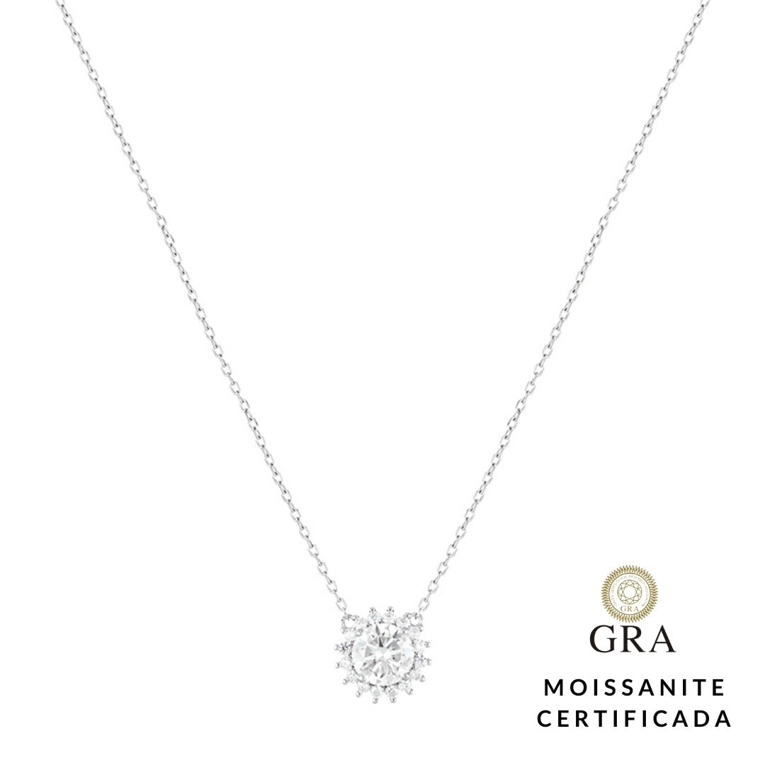 Colar Solaris Glam Moissanite 1.2 ct