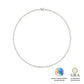 Colar Riviera 3 mm Glam Moissanite 12.8 ct