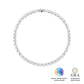 Colar Riviera 8 mm Glam Moissanite 98 ct